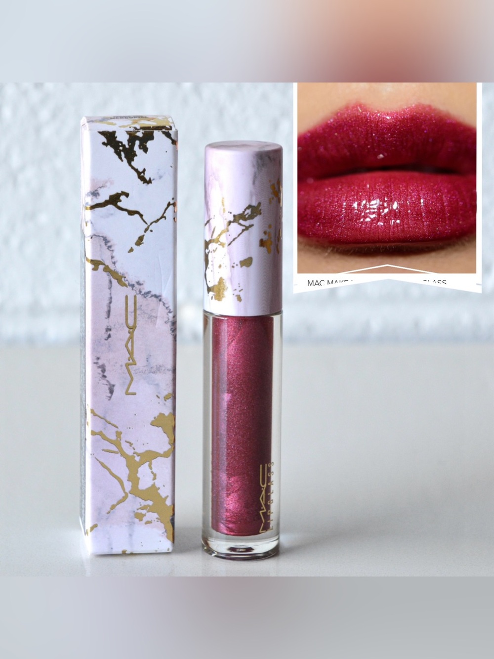 MAC Cosmetics Lipglass Lipgloss *MAKE ME MERCURIAL* Limited Edition BNIB